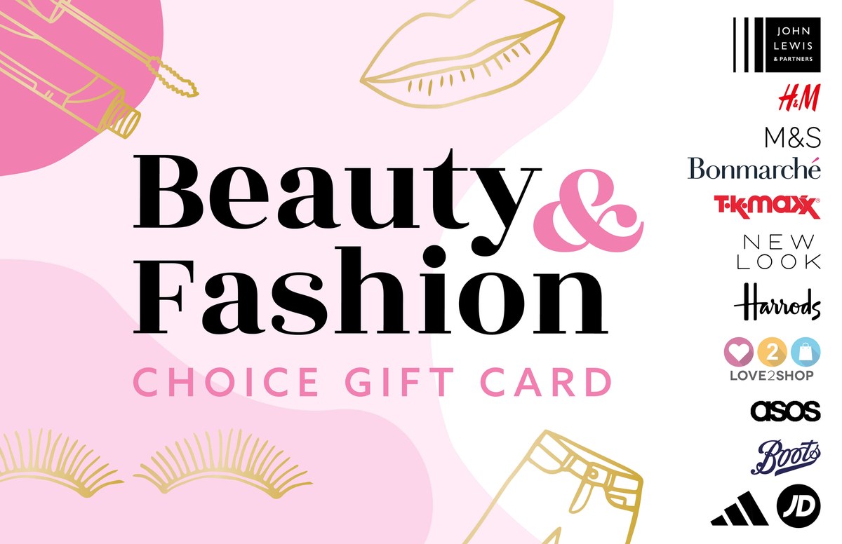 Beauty & Fashion Choice Gift Card from giftcards.co.uk